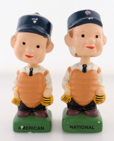Pair of (2) Vintage Ceramic ONL & OAL Baseball Pitcher Bobble-Head Figurines at PristineAuction.com