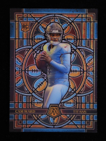 Cam Ward 2025 Panini Mosaic Stained Glass #25 RC at PristineAuction.com