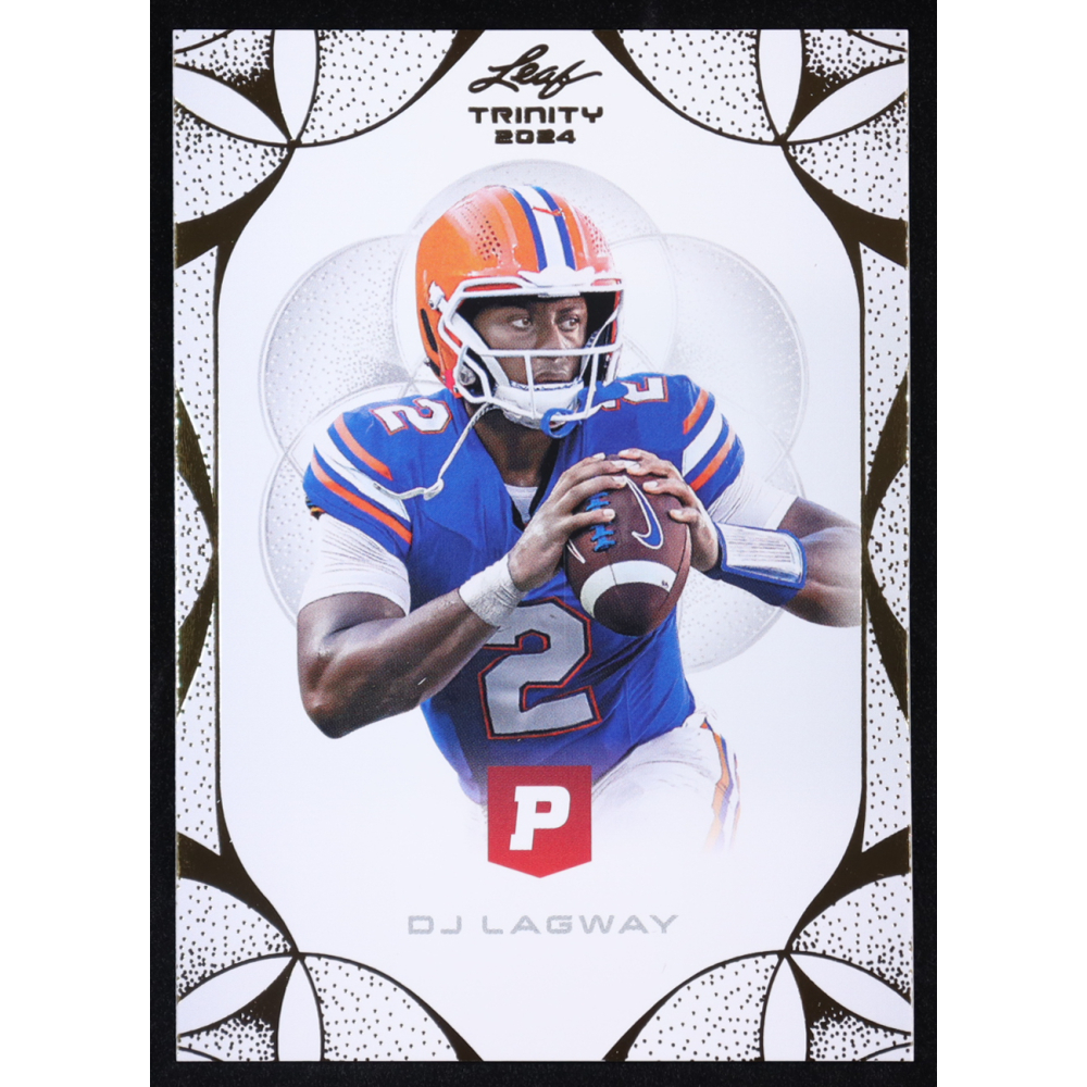 DJ Lagway 2024 Leaf Trinity x Pristine #28 RC at PristineAuction.com