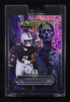 Ashton Jeanty 2025 Wild Card Monster Hit Monster Hunt Cemetery Zombie Purple Kaleidoscope #MHCZAJ #1/1 RC at PristineAuction.com