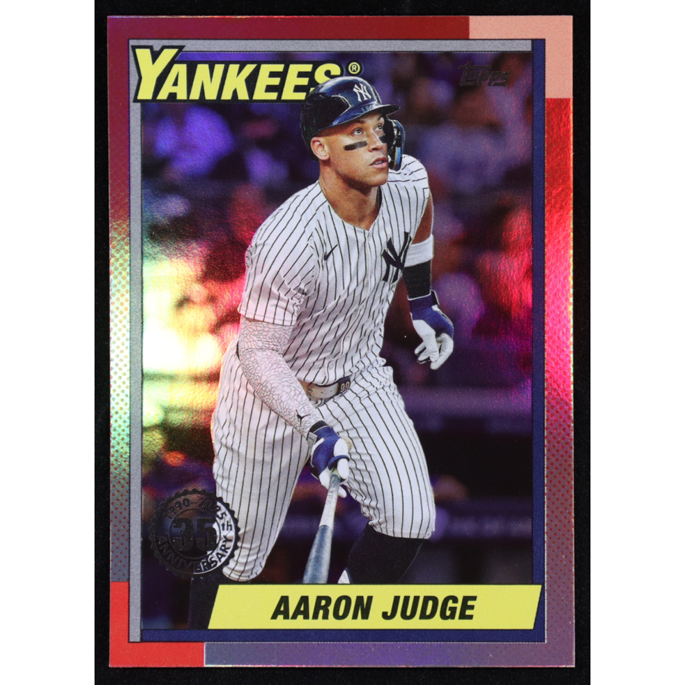 Aaron Judge 2025 Topps 35th Anniversary 1990 #U90-30 at PristineAuction.com