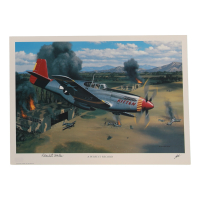 Charles McGee Signed Stan Stokes "A Perfect Record" Lithograph (AIV) at PristineAuction.com