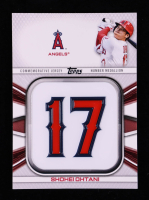 Shohei Ohtani 2022 Topps Commemorative Player Jersey Number Medallions #JNMSO at PristineAuction.com