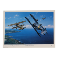 James Pickering Signed Stan Stokes "Faith, Hope And Charity" Lithograph Inscribed "RAF FL/LT" (AIV) at PristineAuction.com