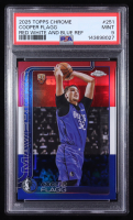 Cooper Flagg 2025-26 Topps Chrome Red White and Blue Refractors #251 RC (PSA 9) at PristineAuction.com
