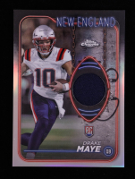 Drake Maye 2024 Topps Chrome Rookie Relics Player-Worn #CRRDM RC at PristineAuction.com