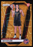 Caitlin Clark 2024 Panini WNBA Prizm Orange Velocity #145 RC at PristineAuction.com