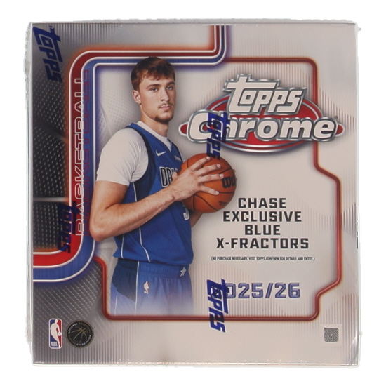 2025-26 Topps Chrome Basketball Mega Box with (7) Packs at PristineAuction.com 2025-26 Topps Chrome Basketball Mega Box with (7) Packs at PristineAuction.com