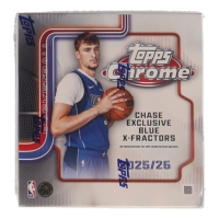 2025-26 Topps Chrome Basketball Mega Box with (7) Packs at PristineAuction.com