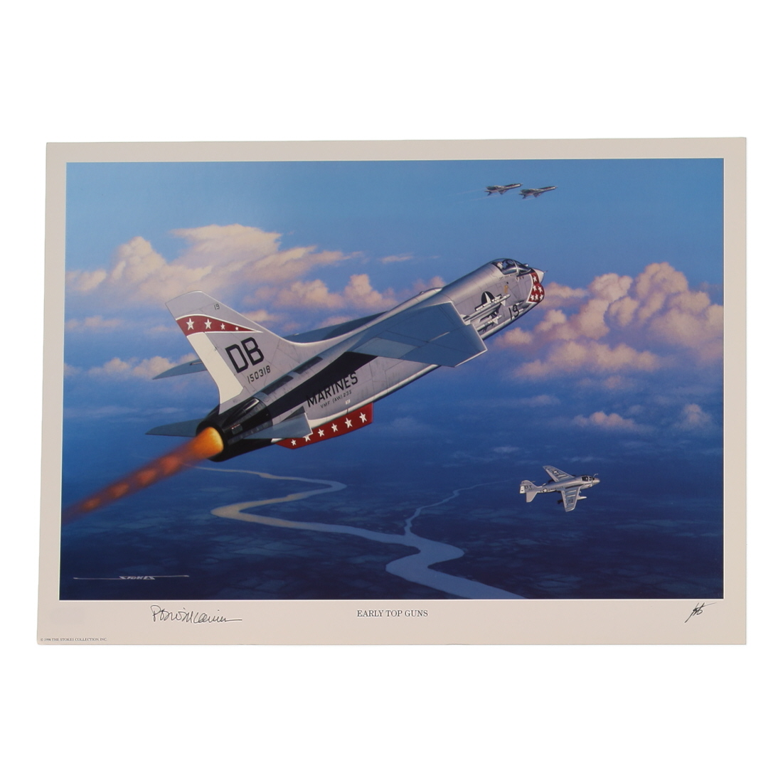 Drax Williams Signed Stan Stokes "Early Top Guns" Lithograph (AIV) at PristineAuction.com Drax Williams Signed Stan Stokes "Early Top Guns" Lithograph (AIV) at PristineAuction.com