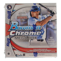 2025 Bowman Chrome Baseball Mega Box with (7) Packs at PristineAuction.com
