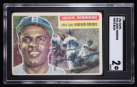 Jackie Robinson 1956 Topps #30 (SGC 2) at PristineAuction.com