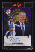 Darryl Strawberry 2026 Leaf Presidents' Day Autograph Purple Lava #BA-DS1 #1/1 at PristineAuction.com