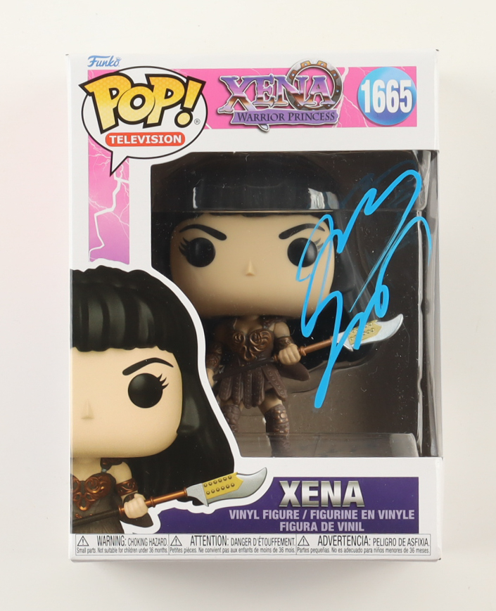 Lucy Lawless Signed "Xena: Warrior Princess" #1665 Xena Funko Pop! Vinyl Figure (PSA) at PristineAuction.com Lucy Lawless Signed "Xena: Warrior Princess" #1665 Xena Funko Pop! Vinyl Figure (PSA) at PristineAuction.com