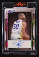 Stephen Curry 2025 Leaf Pearl Autograph Rainbow Cracked Ice #BA-DS1 #1/2 at PristineAuction.com