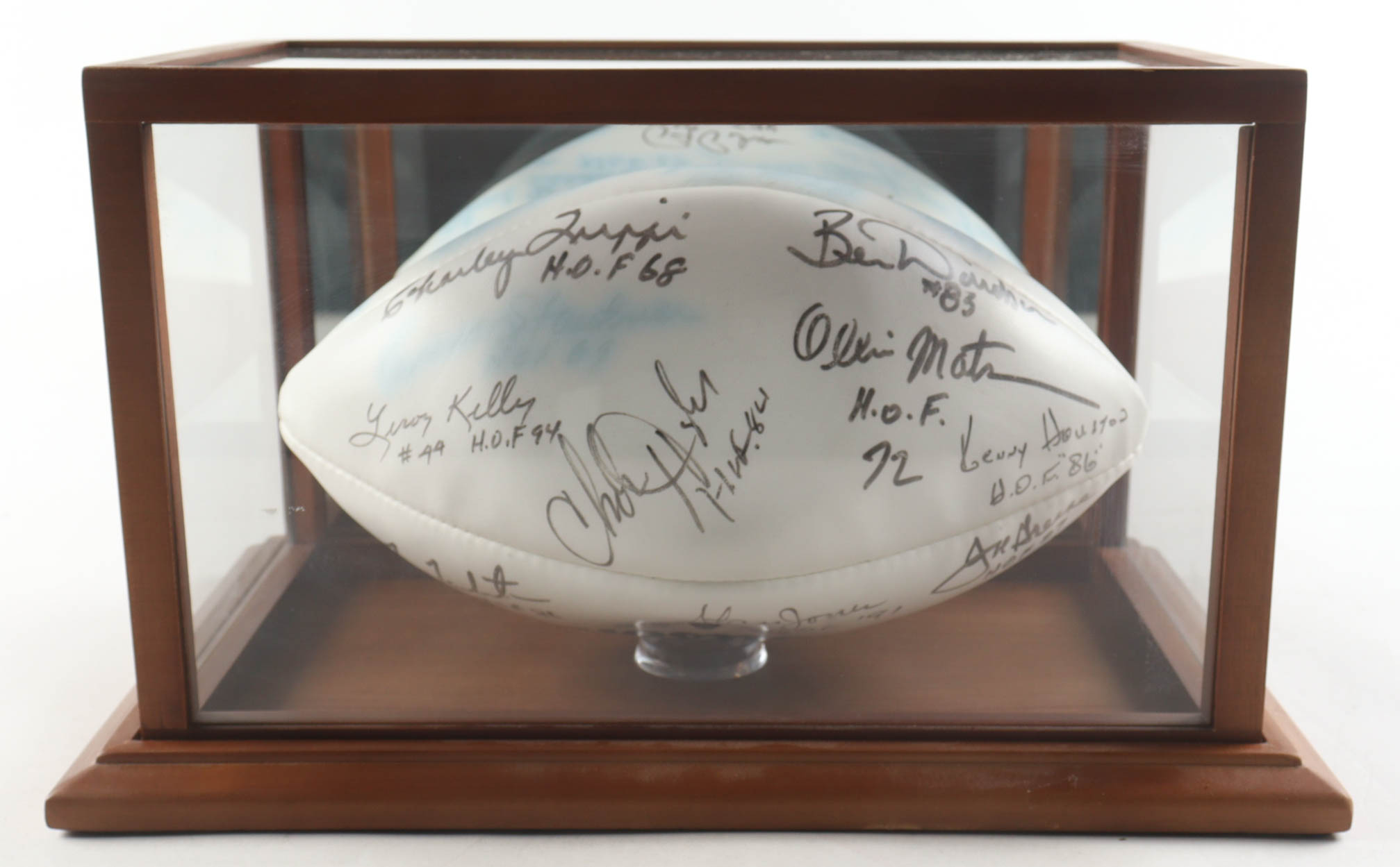 NFL Alumni Football Signed By (19) with Joe Greene, Stan Jones, Fran Tarkenton, Joe Theismann (Beckett) at PristineAuction.com NFL Alumni Football Signed By (19) with Joe Greene, Stan Jones, Fran Tarkenton, Joe Theismann (Beckett) at PristineAuction.com