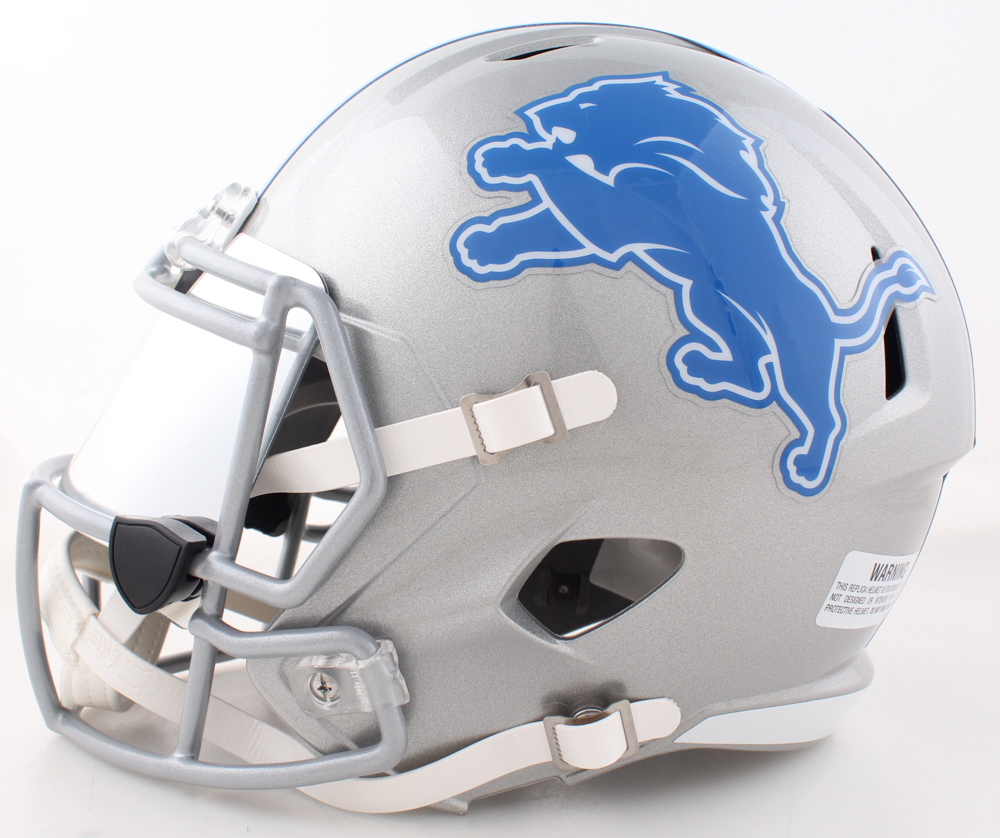 Calvin Johnson Signed Lions Full-Size Speed Helmet (Beckett) at PristineAuction.com Calvin Johnson Signed Lions Full-Size Speed Helmet (Beckett) at PristineAuction.com