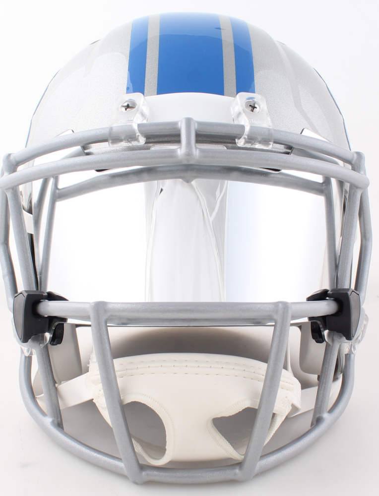 Calvin Johnson Signed Lions Full-Size Speed Helmet (Beckett) at PristineAuction.com Calvin Johnson Signed Lions Full-Size Speed Helmet (Beckett) at PristineAuction.com