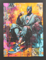 "Gotham Served Neat" 2026 19x26 Original Painting on Canvas by Tadas Zaicikas | TedyZet (Zaicikas) at PristineAuction.com