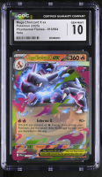 Mega Charizard X ex 2025 Pokemon TCG Mega Evolution Phantasmal Flames #013 RR Holo (CGC 10) at PristineAuction.com