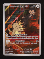 Team Rocket's Meowth 2025 Pokemon Destined Rivals #203 Holo at PristineAuction.com
