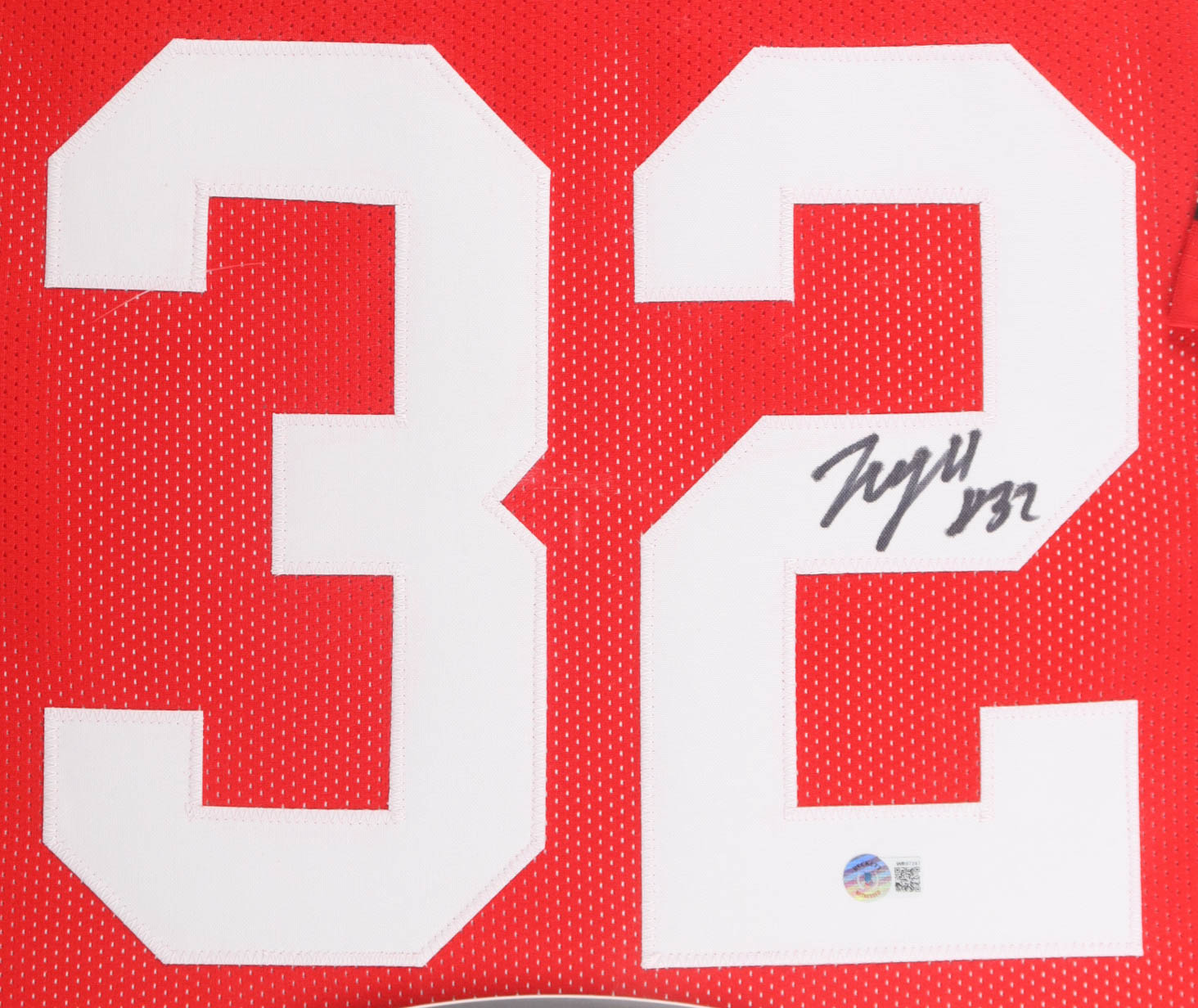 TreVeyon Henderson Signed Custom Framed Jersey Display (Barrett) at PristineAuction.com TreVeyon Henderson Signed Custom Framed Jersey Display (Barrett) at PristineAuction.com