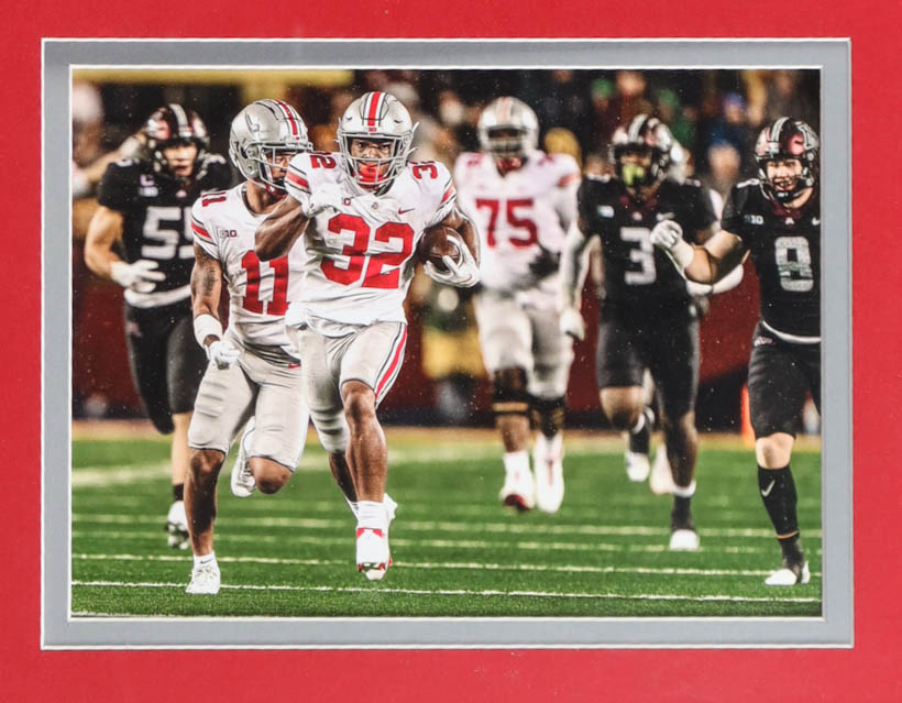 TreVeyon Henderson Signed Custom Framed Jersey Display (Barrett) at PristineAuction.com TreVeyon Henderson Signed Custom Framed Jersey Display (Barrett) at PristineAuction.com