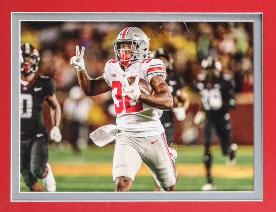 TreVeyon Henderson Signed Custom Framed Jersey Display (Barrett) at PristineAuction.com TreVeyon Henderson Signed Custom Framed Jersey Display (Barrett) at PristineAuction.com