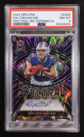 Dalton Kincaid 2023 Panini Spectra Spectral Signatures Supernova #10 #60/75 (PSA 8) at PristineAuction.com
