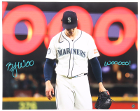 Bryan Woo Signed Mariners 16x20 Photo Inscribed "Wooooo!" (Wilder) at PristineAuction.com