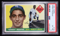 Sandy Koufax 1955 Topps #123 RC (PSA 6) at PristineAuction.com
