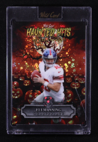 Eli Manning 2025 Wild Card Haunted Hits Monster Hunt Pumpkin Patch Orange Donut Circles #HHPEM #4/4 at PristineAuction.com