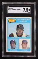 Bob Veale / Don Drysdale / Bob Gibson 1965 Topps #12 NL Strikeout Leaders (SGC 7.5) at PristineAuction.com