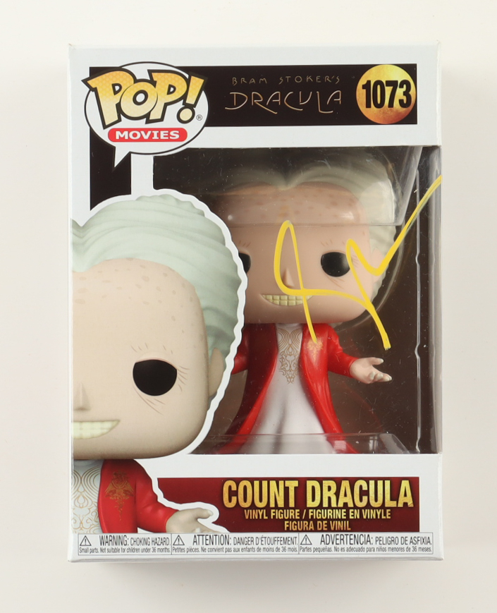 Gary Oldman Signed "Bram Stoker's Dracula" #1073 Count Dracula Funko Pop! Vinyl Figure (SWAU) at PristineAuction.com Gary Oldman Signed "Bram Stoker's Dracula" #1073 Count Dracula Funko Pop! Vinyl Figure (SWAU) at PristineAuction.com
