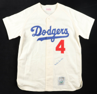 Duke Snider Signed Dodgers Mitchell & Ness Authentic Jersey (Beckett) at PristineAuction.com