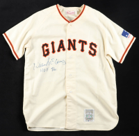 Willie McCovey Signed Giants Majestic Authentic Jersey Inscribed "HOF 86" (PSA) at PristineAuction.com