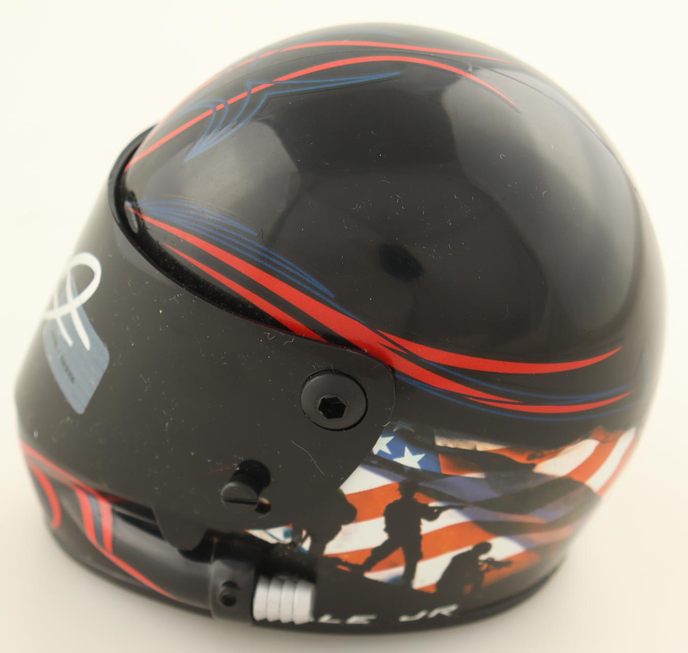 Dale Earnhardt Jr. Signed National Guard NASCAR Mini Helmet (JR Motorsports) at PristineAuction.com Dale Earnhardt Jr. Signed National Guard NASCAR Mini Helmet (JR Motorsports) at PristineAuction.com