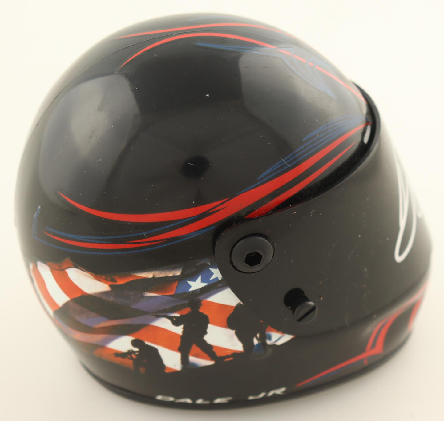 Dale Earnhardt Jr. Signed National Guard NASCAR Mini Helmet (JR Motorsports) at PristineAuction.com Dale Earnhardt Jr. Signed National Guard NASCAR Mini Helmet (JR Motorsports) at PristineAuction.com