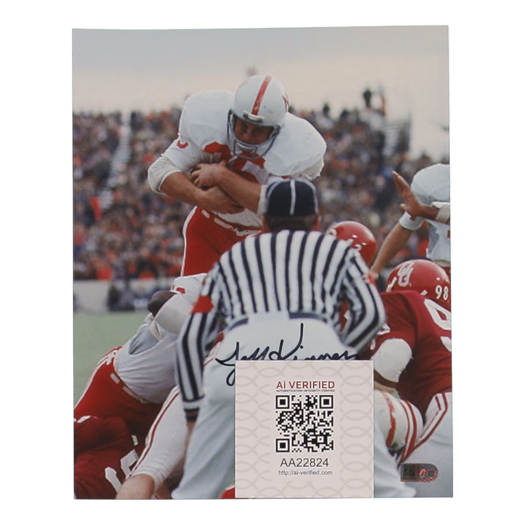 Jeff Kinney Signed Nebraska Cornhuskers 8x10 Photo (AIV) at PristineAuction.com Jeff Kinney Signed Nebraska Cornhuskers 8x10 Photo (AIV) at PristineAuction.com
