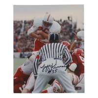 Jeff Kinney Signed Nebraska Cornhuskers 8x10 Photo (AIV) at PristineAuction.com