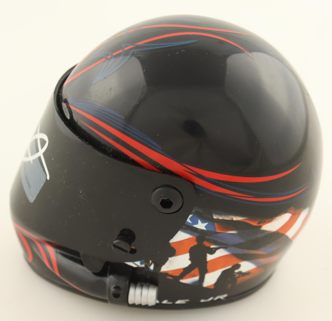 Dale Earnhardt Jr. Signed National Guard NASCAR Mini Helmet (JR Motorsports) at PristineAuction.com Dale Earnhardt Jr. Signed National Guard NASCAR Mini Helmet (JR Motorsports) at PristineAuction.com