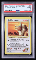 Blaine's Tauros 2000 Pokemon Gym Heroes Unlimited #64 (PSA 9) at PristineAuction.com