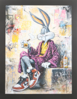 "Silk and Smoke" 2026 19x26 Original Painting on Canvas by Tadas Zaicikas | TedyZet (Zaicikas) at PristineAuction.com