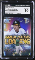 Jacob Wilson 2025 Bowman Chrome Greatness Loading #GL16 RC (CGC 10) at PristineAuction.com
