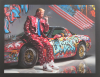 "Chrome, Smoke and EGO" 2026 19x26 Original Painting on Canvas by Tadas Zaicikas | TedyZet (Zaicikas) at PristineAuction.com