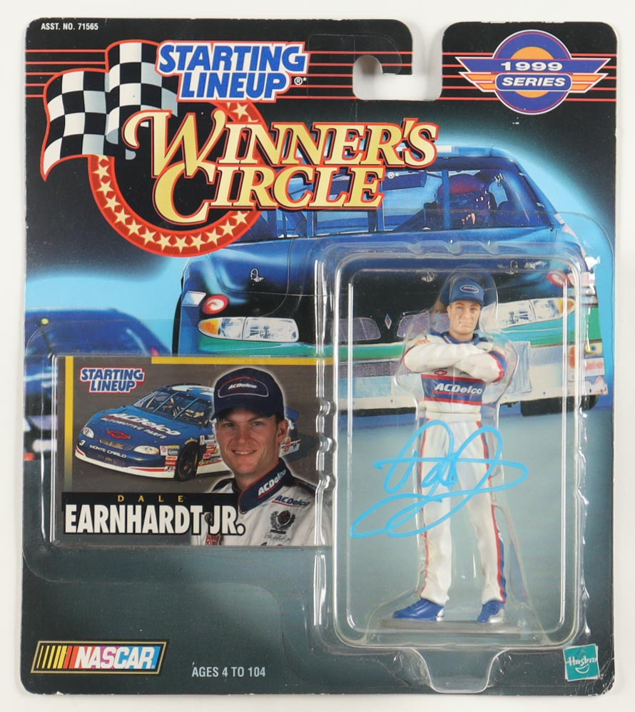 Dale Earnhardt Jr. Signed 1999 Starting Lineup Winner's Circle Action Figure with Trading Card (Wilder) at PristineAuction.com Dale Earnhardt Jr. Signed 1999 Starting Lineup Winner's Circle Action Figure with Trading Card (Wilder) at PristineAuction.com
