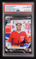 Juan Soto Signed 2016 Bowman International Ink #IIJS RC (PSA) at PristineAuction.com