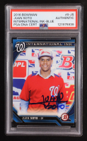 Juan Soto 2016 Bowman International Ink Blue #IIJS #131/150 RC (PSA) at PristineAuction.com