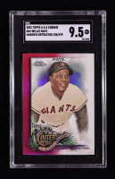 Willie Mays 2022 Topps Allen and Ginter Chrome Magenta Refractors #64 #150/199 (SGC 9.5) at PristineAuction.com