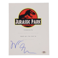 Jeff Goldblum Signed "Jurassic Park" Movie Script Cover Page (PSA) at PristineAuction.com